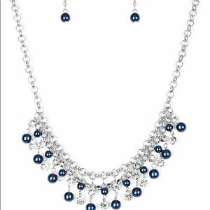 Paparazzi necklace with matching earrings